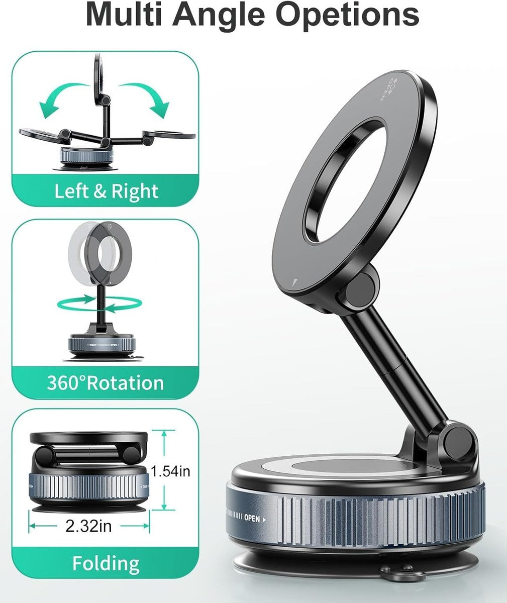 Magnetic Phone Holder – Strong Grip, 360° Rotation & Sleek Design